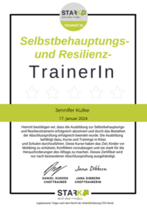 Selbstbehauptungs- und Resilienztrainerin